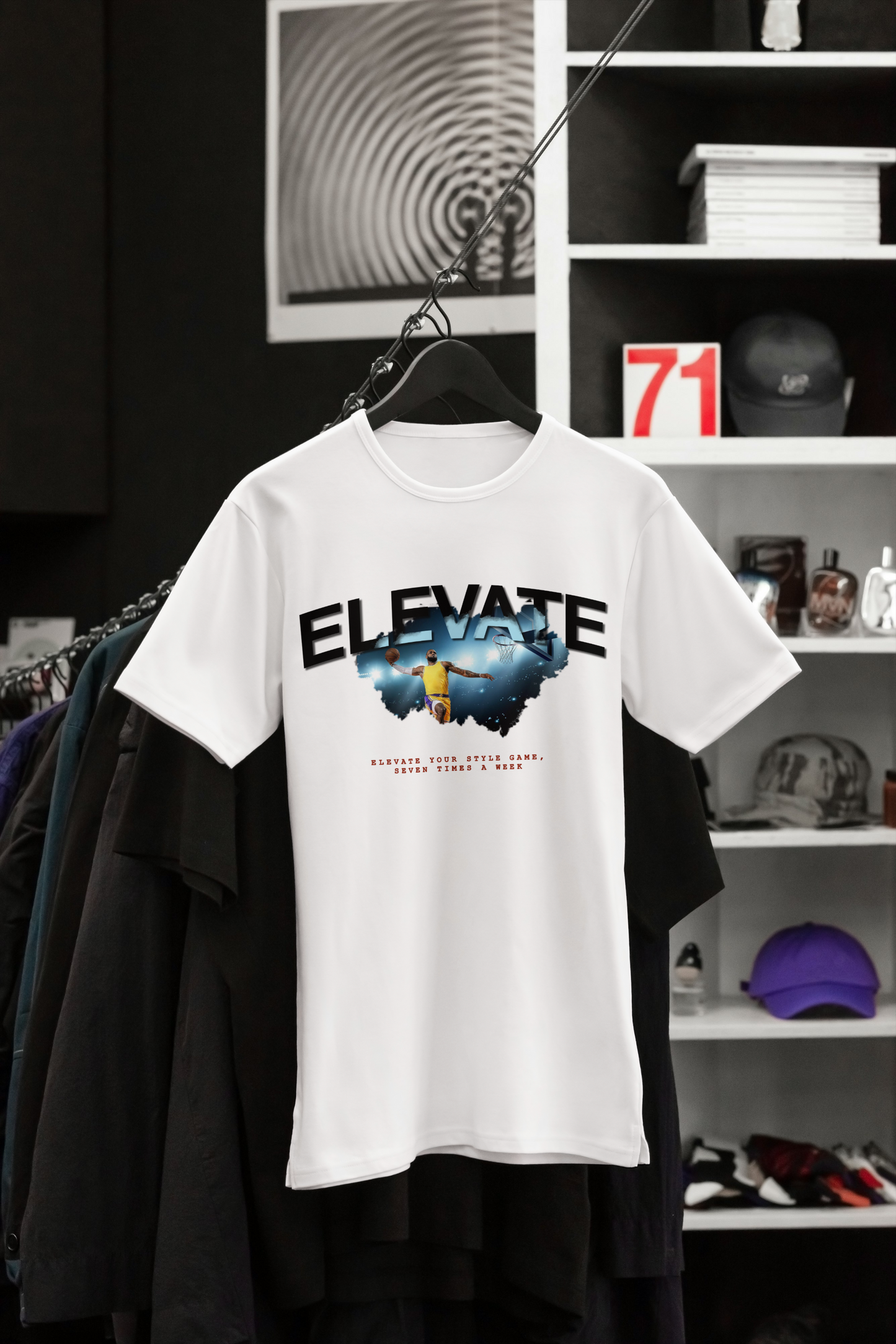 ELEVATE Basketball Tshirt | Unisex Regular Fit