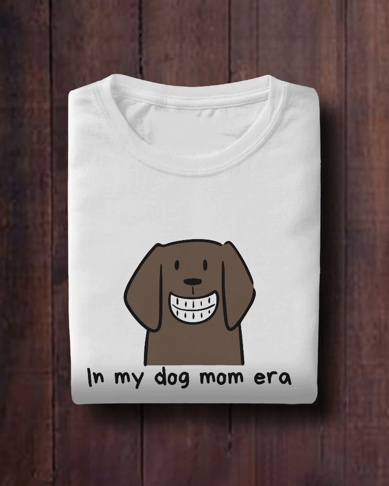 "Dog Mom" Round Neck Tshirt