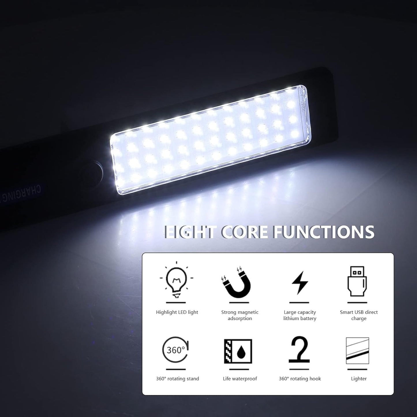 Gym Bros Posing Lamp | 5 Lighting Modes | Magnetic base