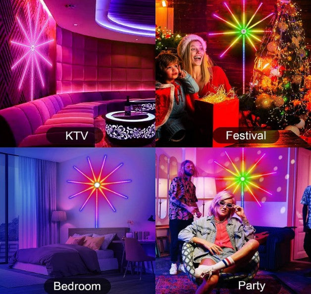 Firework LED Strip Light Launch Effect Music/Mic Sync | STREET SEVEN