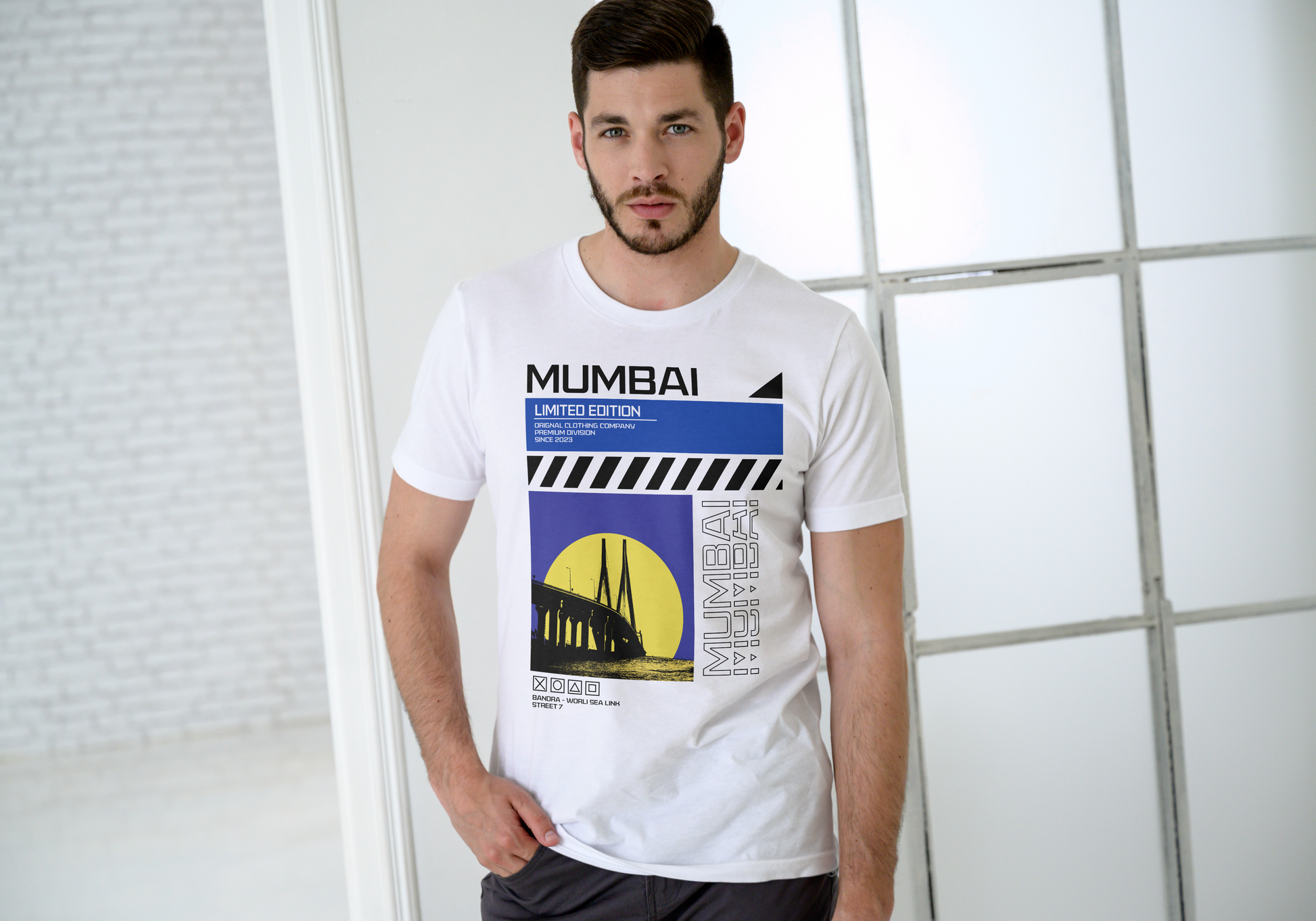Mumbai Regular Fit T-shirt White - Main Image