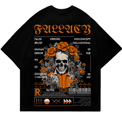 Fallacy-A False Belief Oversized Heavyweight Tshirt