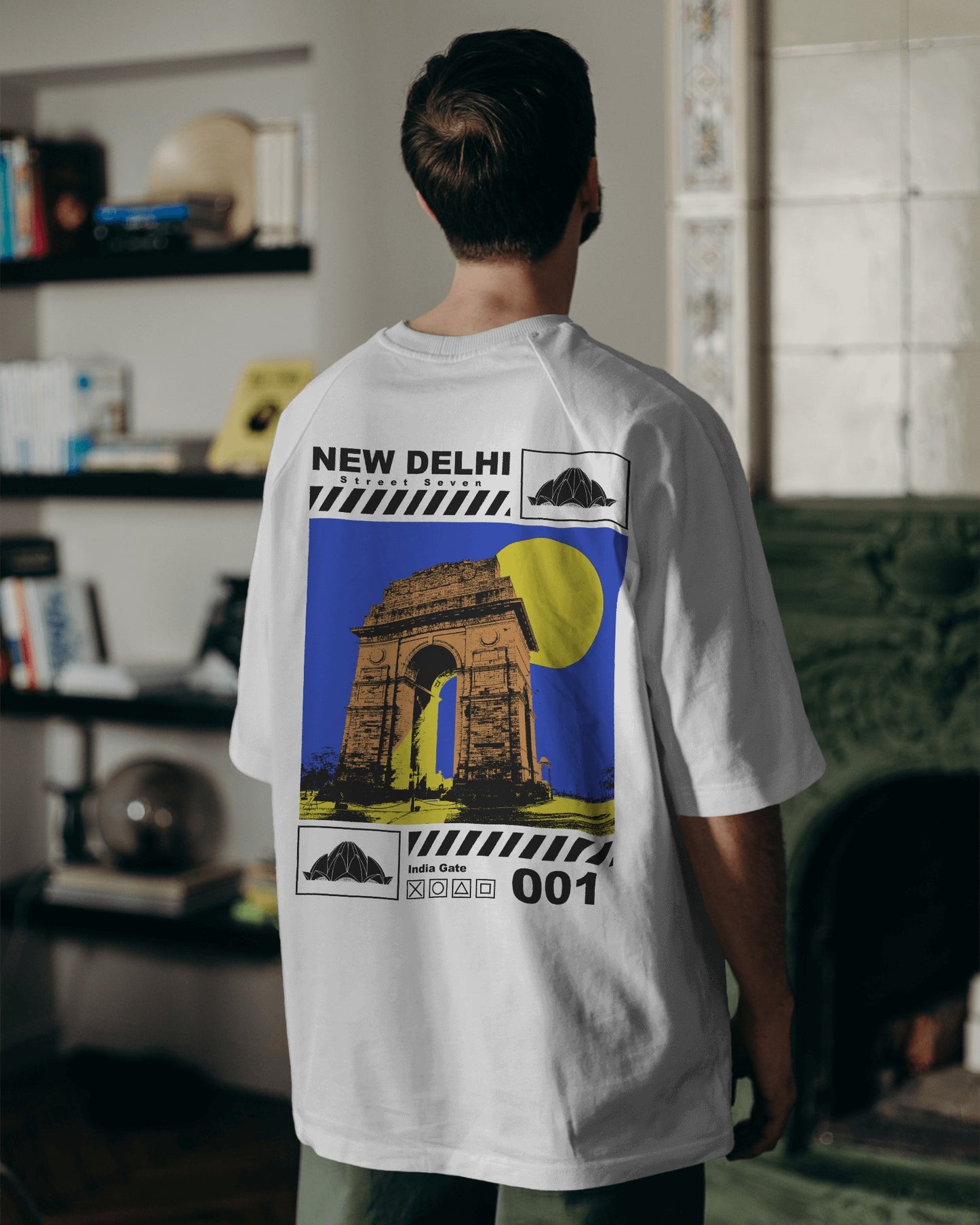 DELHI Oversized Heavyweight Tshirt White