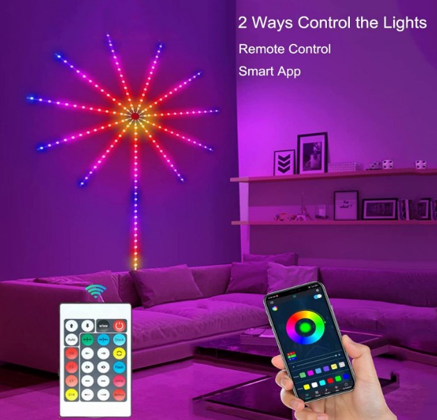 Firework LED Strip Light Launch Effect Music/Mic Sync | STREET SEVEN